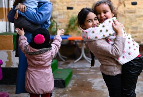 Ghufran holding Sila